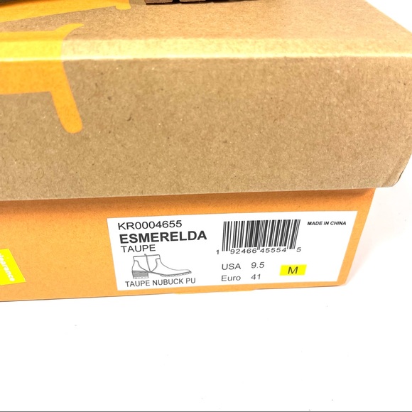 Korks By Kork-Ease Esmerelda Ankle Boots Womens Size 9.5 M Block Heel Taupe - Picture 11 of 12